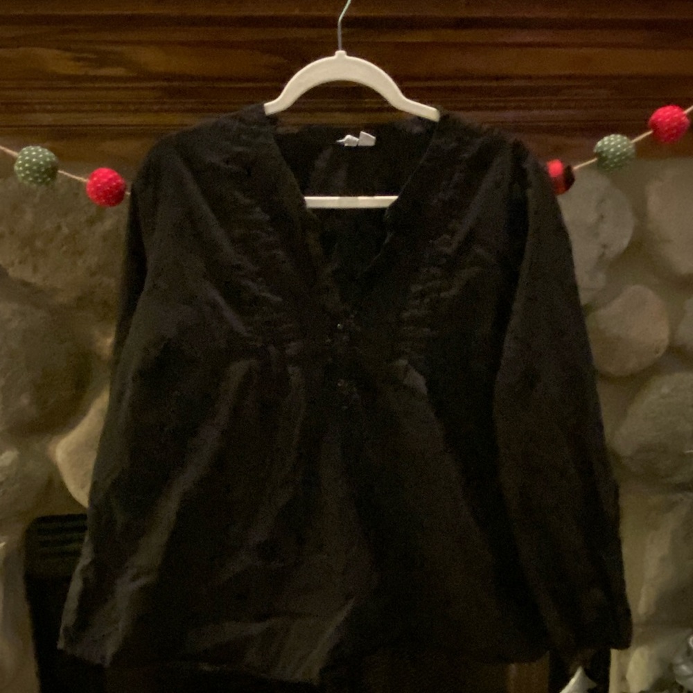Old navy split neck blouse